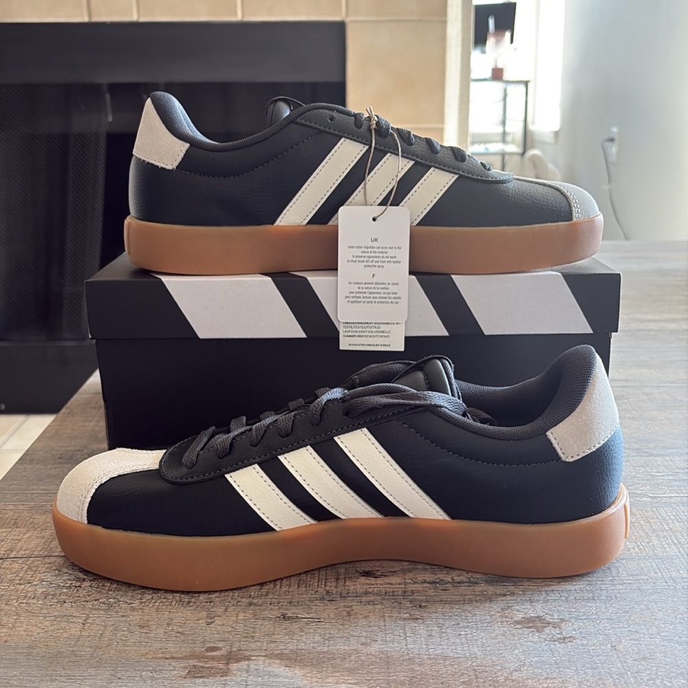 NWT Adidas VL Court 3.0 Women's Shoes - JS0504 - Picture 5 of 9